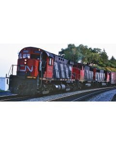 HO MLW C-424 (DC/DCC/Sound): CN Rail - Stripes (MR-24c): #3236