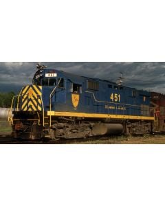 HO ALCO C424m (DC/Silent): Delaware & Hudson - Blue Scheme: #451