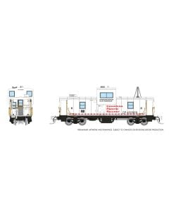 N Wide Vision Caboose: CP Rail - Engineering White: #420989