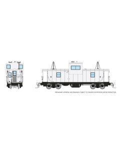N Wide Vision Caboose: Painted, Unlettered - White