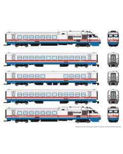 N RTL Turboliner (DC/DCC/Sound): 5-Car Set #3: Phase III Early