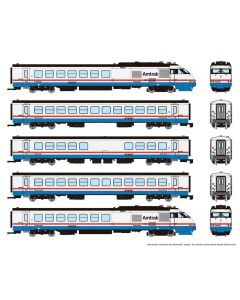 N RTL Turboliner (DC/DCC/Sound): 5-Car Set #2: Phase III Late
