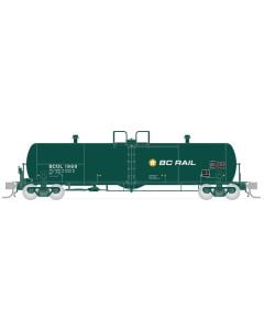 N Procor 20K gal Tank Car: BC Rail Company Service - 4-Pack