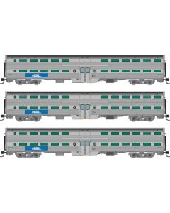N Gallery Commuter Car: Metra - BNSF: Set #3 (Coaches: 763 778 820)