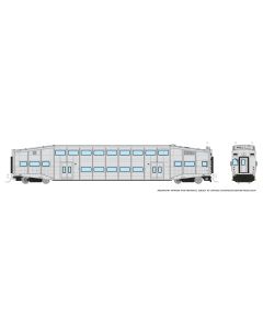 N Bilevel Commuter Car: Undecorated Cab Car: Early Version (Series I)