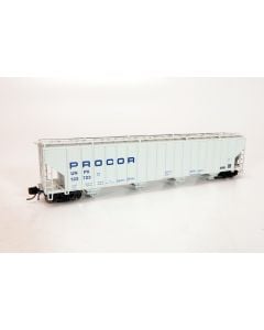 N Procor 5820 Covered Hopper: UNPX - Procor Blue Solid: 6-Pack