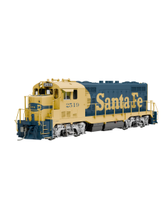 HO ATSF CF7 w/ Round Cab (DC/Silent): AT&SF - Yellow Warbonnet: #2494