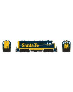 HO ATSF CF7 w/ Round Cab (DC/DCC/Sound): AT&SF - Yellow Pinstripe: #2625