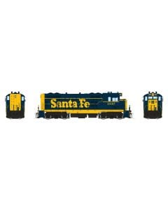 HO ATSF CF7 w/ Round Cab (DC/DCC/Sound): AT&SF - Yellow Pinstripe: #2630