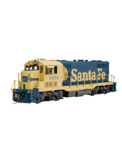 HO ATSF CF7 w/ Round Cab (DC/Silent): AT&SF - Yellow Warbonnet: #2496
