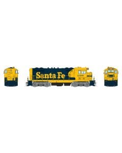 HO ATSF CF7 w/ Round Cab (DC/DCC/Sound): AT&SF - Yellow Warbonnet: #2496