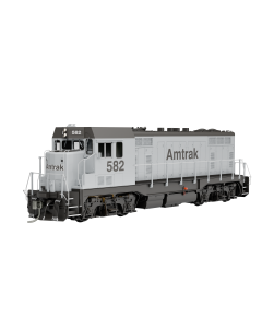 HO ATSF CF7 w/ Square Cab (DC/Silent): Amtrak - Silver Non-revenue: #582