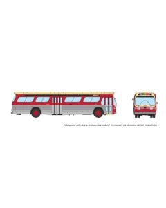 HO 1/87 New Look Bus (Deluxe): TTC - Maroon & Cream: #3309
