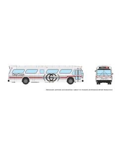 HO 1/87 New Look Bus (Deluxe): Gray Coach - Late: #1418