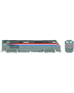 HO GE P32AC-DM (DC/DCC/Sound):  Amtrak - Phase III: #709