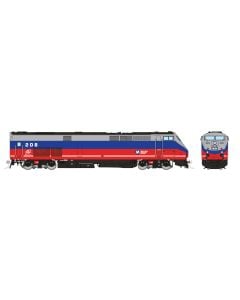 HO GE P32AC-DM (DC/Silent): Metro North - Beachball Scheme: #208 
