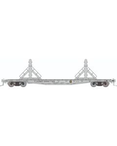 HO F30D 50' Rail Flat Car : ATSF - MOW: Single Car