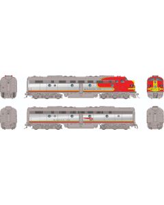 HO EMD E8A + E8B (DC/Silent): AT&SF - Warbonnet: #81L + 81A 