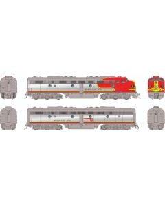 HO EMD E8mA + E8mB (DC/DCC/Sound): AT&SF - Warbonnet: #83L + 83A 