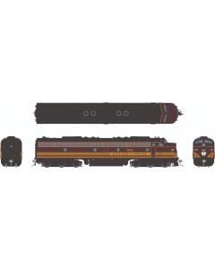 HO EMD E8A (DC/DCC/Sound): B&M - Maroon Scheme: #3821