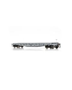 HO F30A 50' Flat Car MOW w/deck rails: CR - MOW: 6-Pack