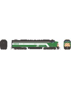 HO EMD E8A w/HEP (DC/DCC/Sound): Burlington Northern - Green: #9915