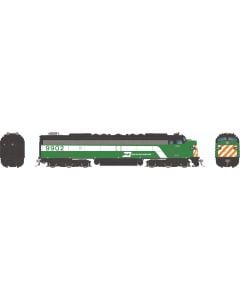 HO EMD E8A w/HEP (DC/Silent): Burlington Northern - Green: #9904