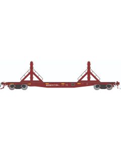 HO F30D 50' Rail Flat Car : BNSF - MOW: Single Car