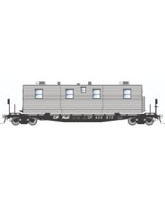 HO F30A 50' Flat Car w/Camp Van: CP - MOW: Single Car 