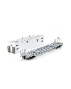 HO F30A 50' Flat Car w/Camp Van: CR - MOW Sleepers: Single Car 