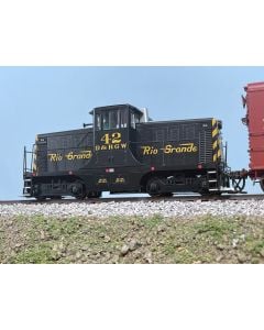 HO GE 44 Tonner (DC/DCC/Sound): Rio Grande - Black & Yellow: #38