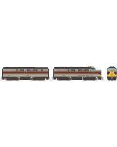 HO ALCo FA-1 + FB-1 (DC/DCC/Sound): Erie Lackawanna - Grey & Maroon: #7254 + #7263