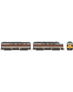 HO ALCo FA-1 + FB-1 (DC/Silent): Erie Lackawanna - Grey & Maroon: #7254 + #7263