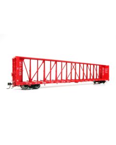 HO NSC Centerbeam Flatcar: CP Rail - Red: 6-Pack
