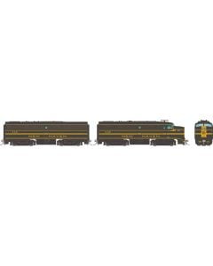 HO ALCo FA-1 + FB-1 (DC/Silent): New Haven - Green Scheme: #0424 + #0455
