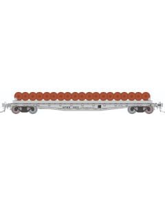 HO F30D 50' Wheel Flat Car: SP - MOW: 3-Pack