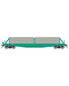 HO F30D 50' Tie Car: UP - MOW: 6-Pack