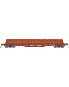 HO F30D 50' Wheel Flat Car: UP - MOW: 3-Pack
