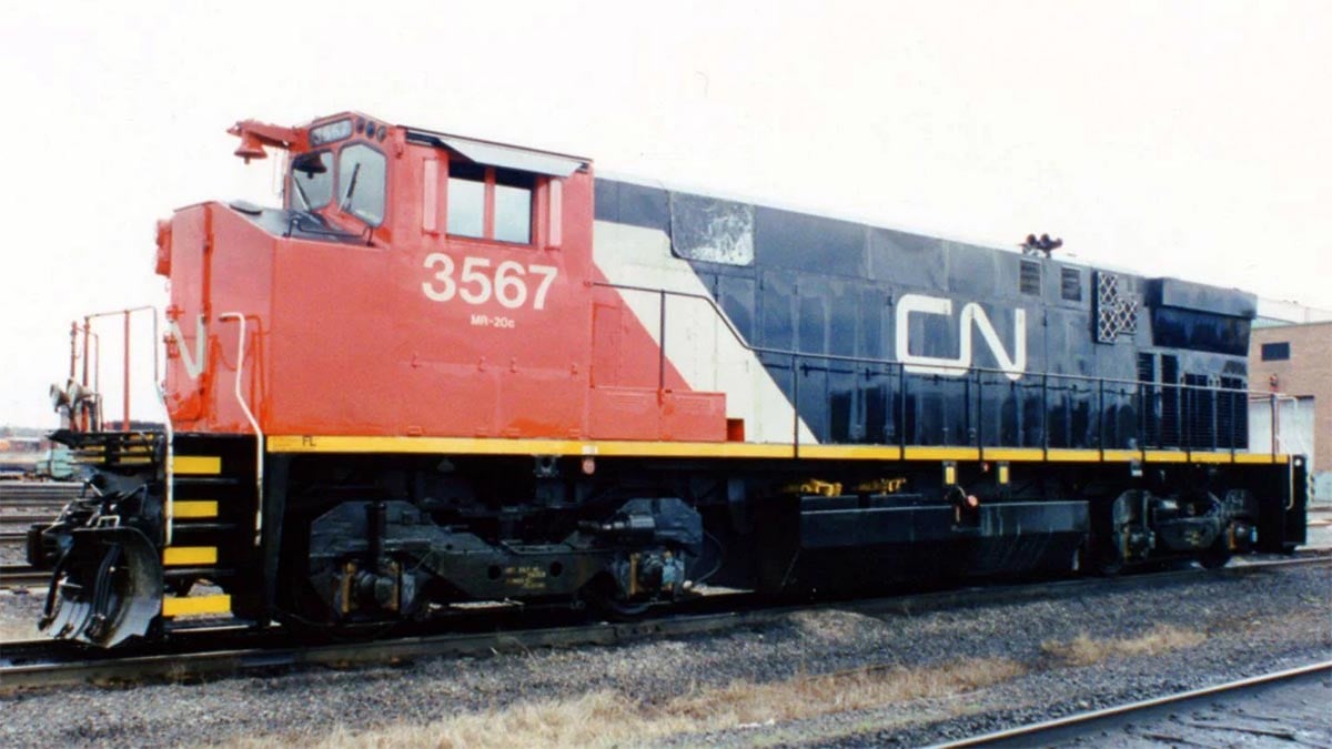 CN 3567 in Moncton, N.B. by Don Jaworski