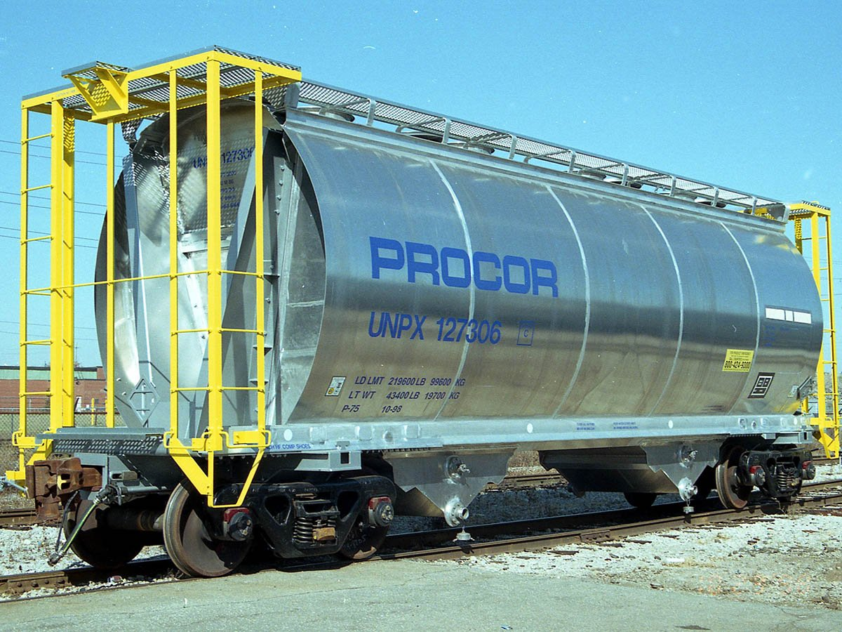 Procor 3000 Aluminum Covered Hopper Freight Cars Ho Scale Rapido